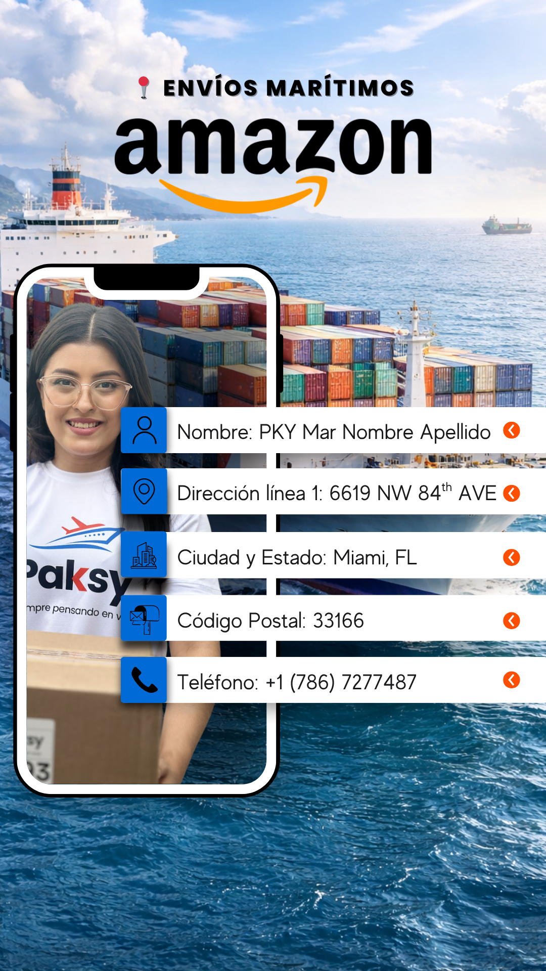 Dirección marítima Paksy Miami